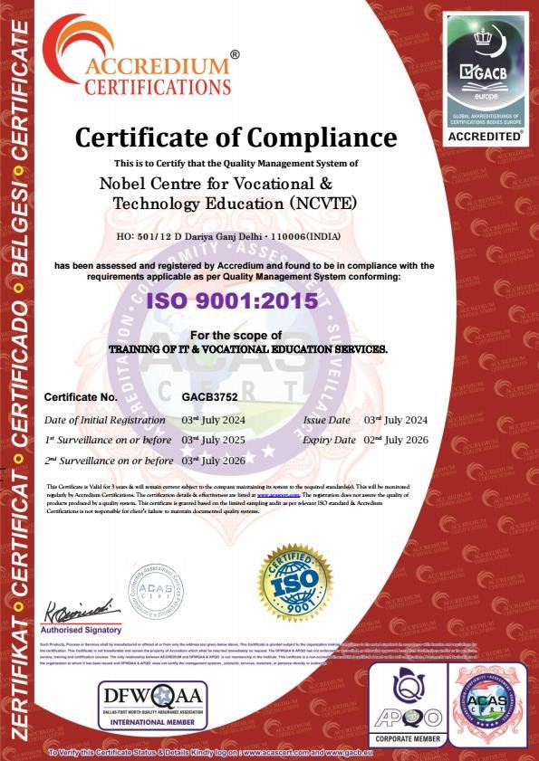ISO Certification